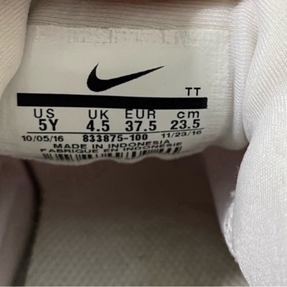 Nike Air Presto GS Triple White Youth Size 5Y Women's Size 7 Low Top Sneakers - Picture 16 of 16